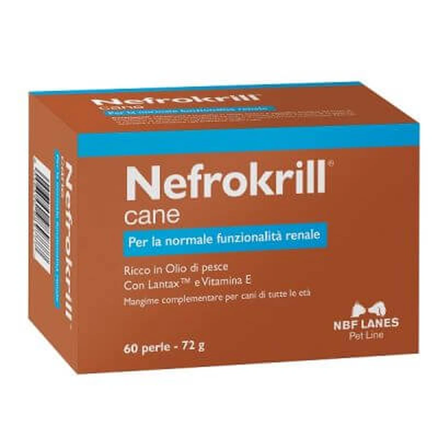 Nefrokrill hond 60 parels