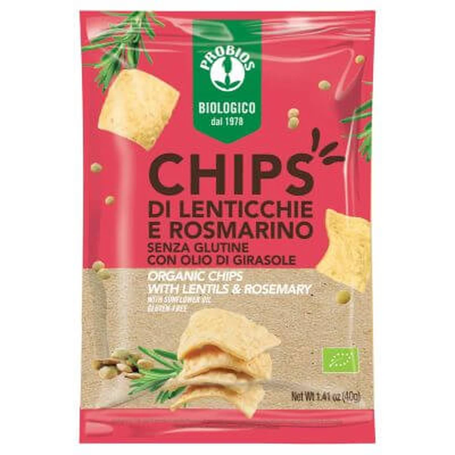 Probios Linsenchips Rosmarin