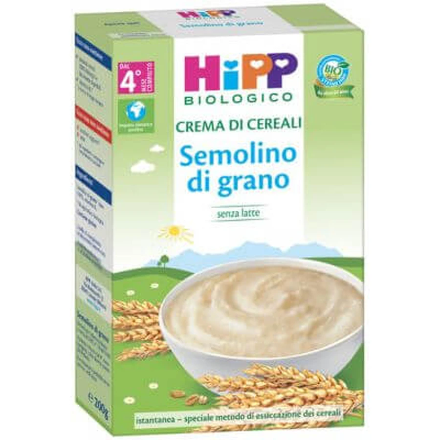 Hipp biologische griesmeel-crème 200 g