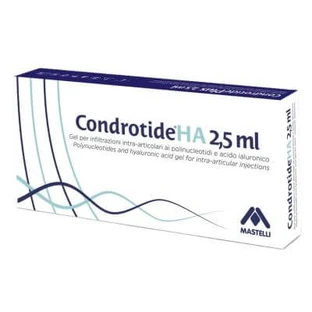 Chondrotide is polynucleotide 2% 2.5 ml intra-articular syringe