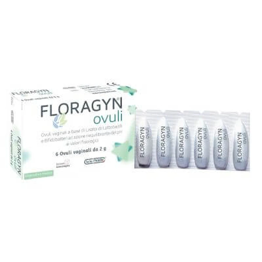 Óvulos vaginales a base de lactobacilos lisados óvulos floragyn 2 g 6 unidades