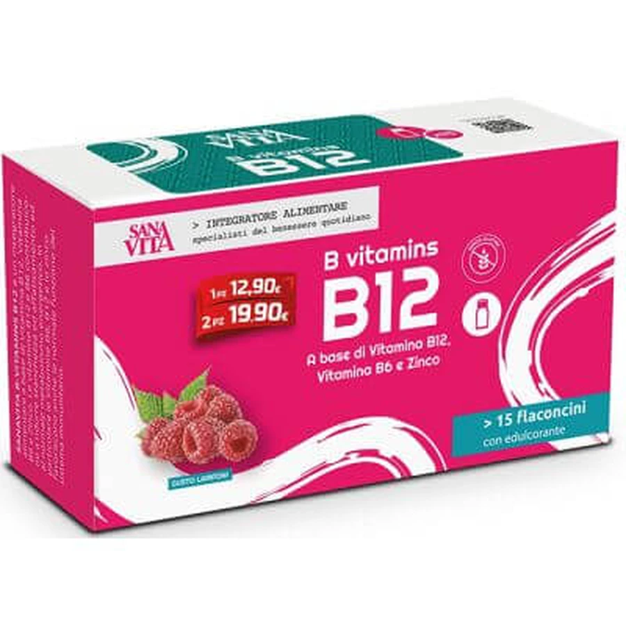 Sanavita b vitamina b12 15 viales
