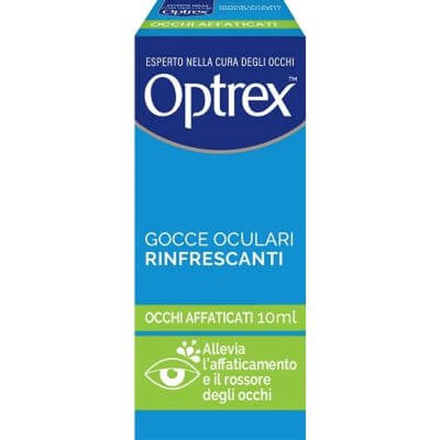 Collyre rafraîchissant pour les yeux fatigués optrex 10 ml