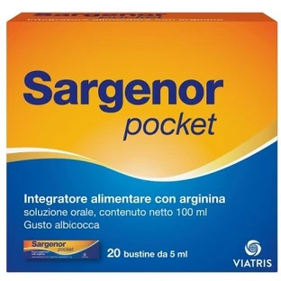 Sargenor pocket sachet 20 sachets 5 ml