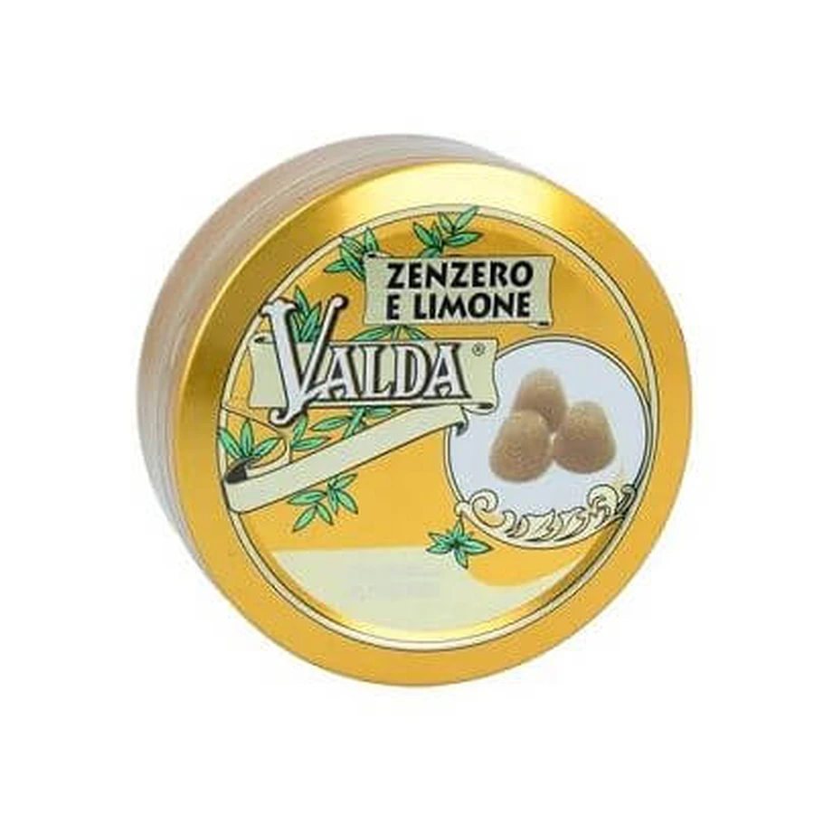 Valda lemon ginger with sugar