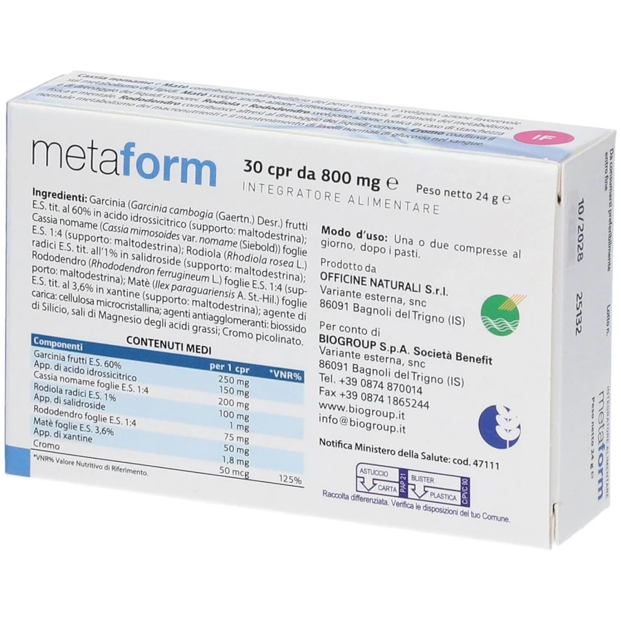 Metaform 30 tabletten 800 mg