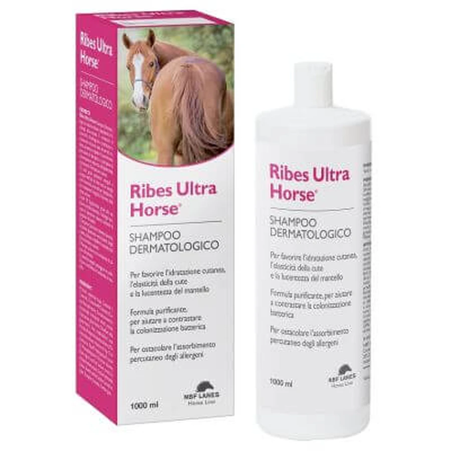 Ribes champú ultra dermatológico para caballos 1 litro