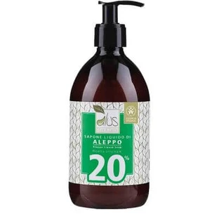 Flüssige Aleppo-Seife mit Oliven und Lorbeer Alus 20% 500 ml