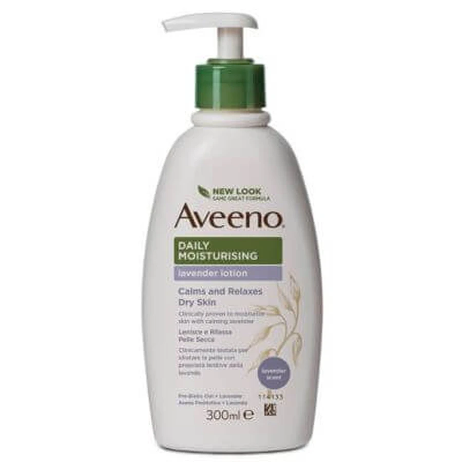 Aveeno lavender body moisturizing cream 300 ml promo