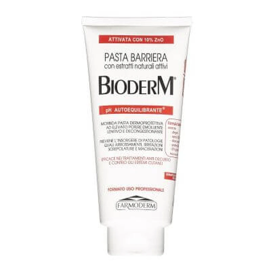 Bioderm pâte auto-équilibrante avec 10% de zinc 300 ml