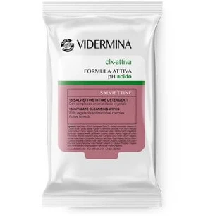 Vidermina clx active 15 intimate cleansing wipes