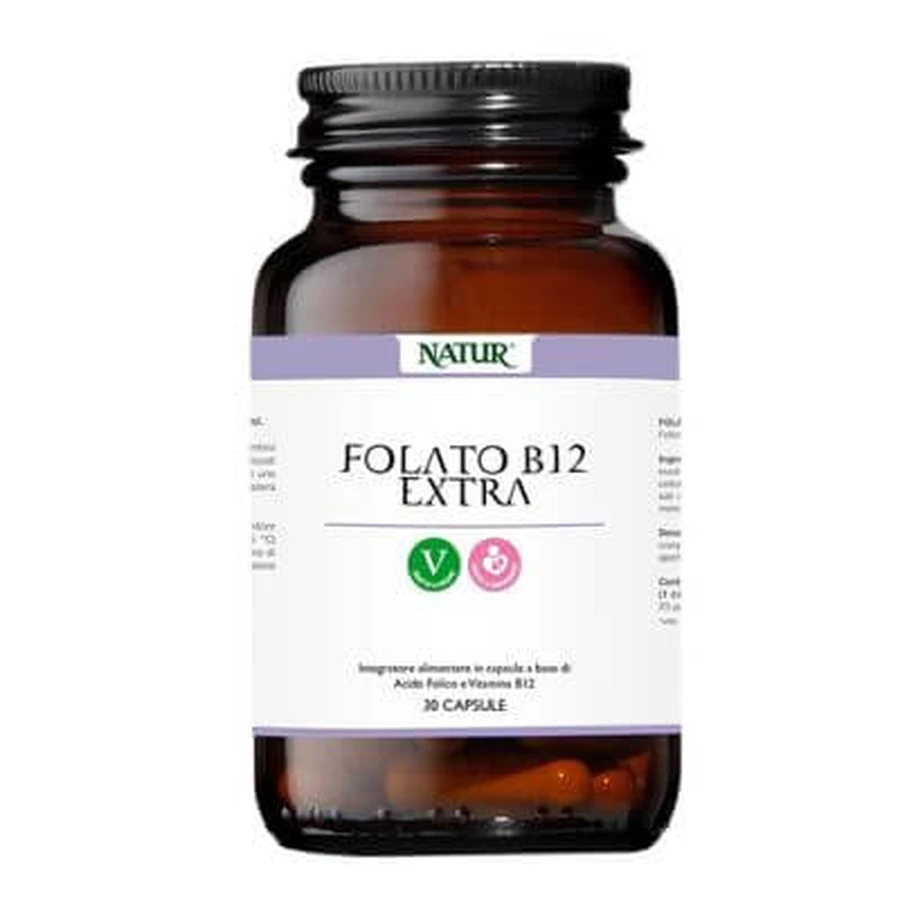 Foliumzuur b12 extra 30 capsules