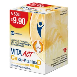 Vita act calcio + vitamina d 60 comprimidos