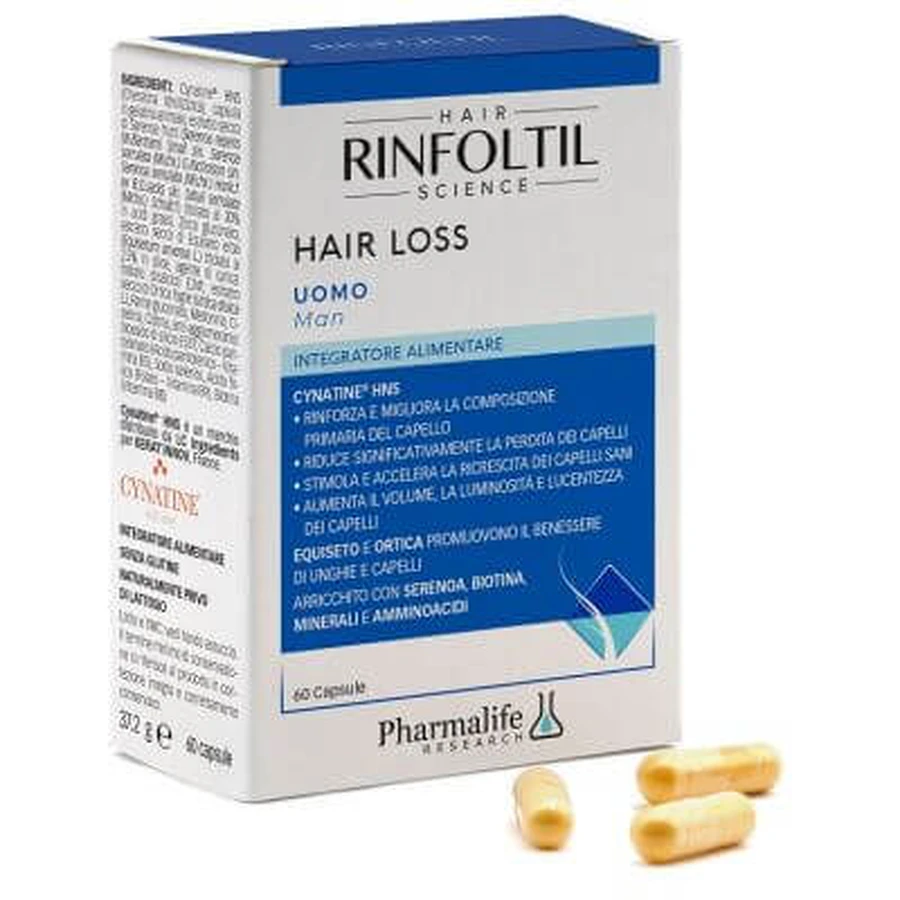 Rinfoltil caida cabello hombre 60 cps