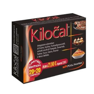 Kilocal 20 comprimidos + 20 comprimidos