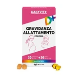 Dailyvit+ zwangerschap borstvoeding met dha multivitamine en multimineral 30 tabletten + 30 parels