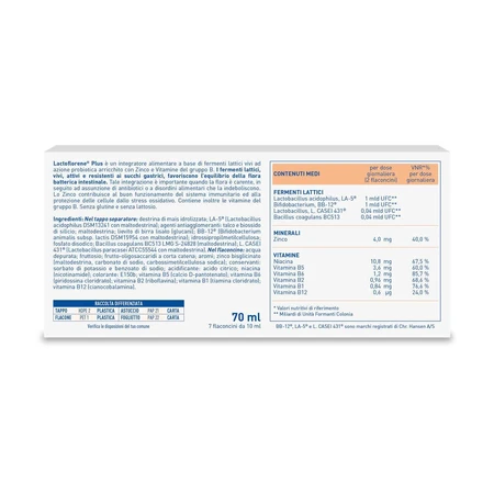 Lactoflorene plus 7 vials 10 ml