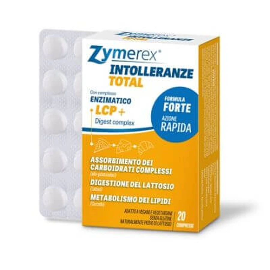 Zymerex intolerancias total 20 comprimidos