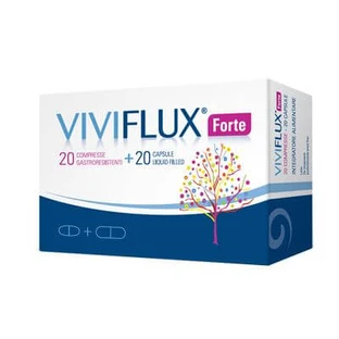 Viviflux forte 20 maagsapresistente tabletten + 20 vloeibare vulcapsules