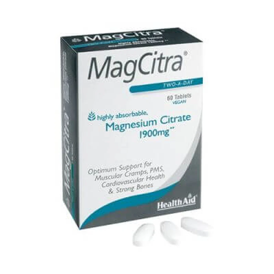 Magcitra magnesium citrate 60 tablets