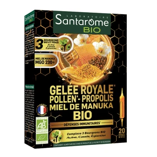 Matcha Laptisor Propolis Manuka Pollen Biologisch, 20 flesjes, Santarome