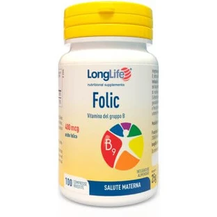 Longlife folic 400 mcg 100 tablets