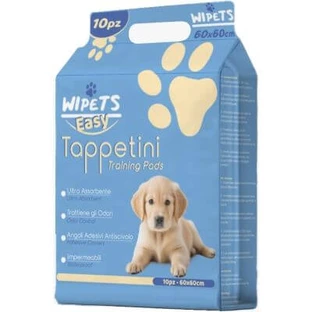 Wipets easy tapis pour animaux easy 60x60 cm 10 pièces
