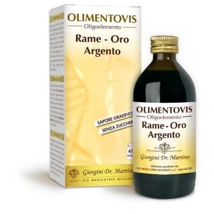 Cupru aur argint olimentovis 200 ml cu îndulcitori fără zahăr