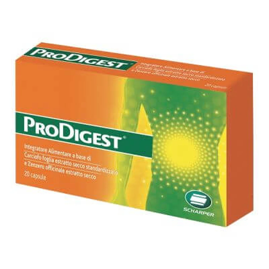 Prodigest 20 kapsułek: ceny i cechy