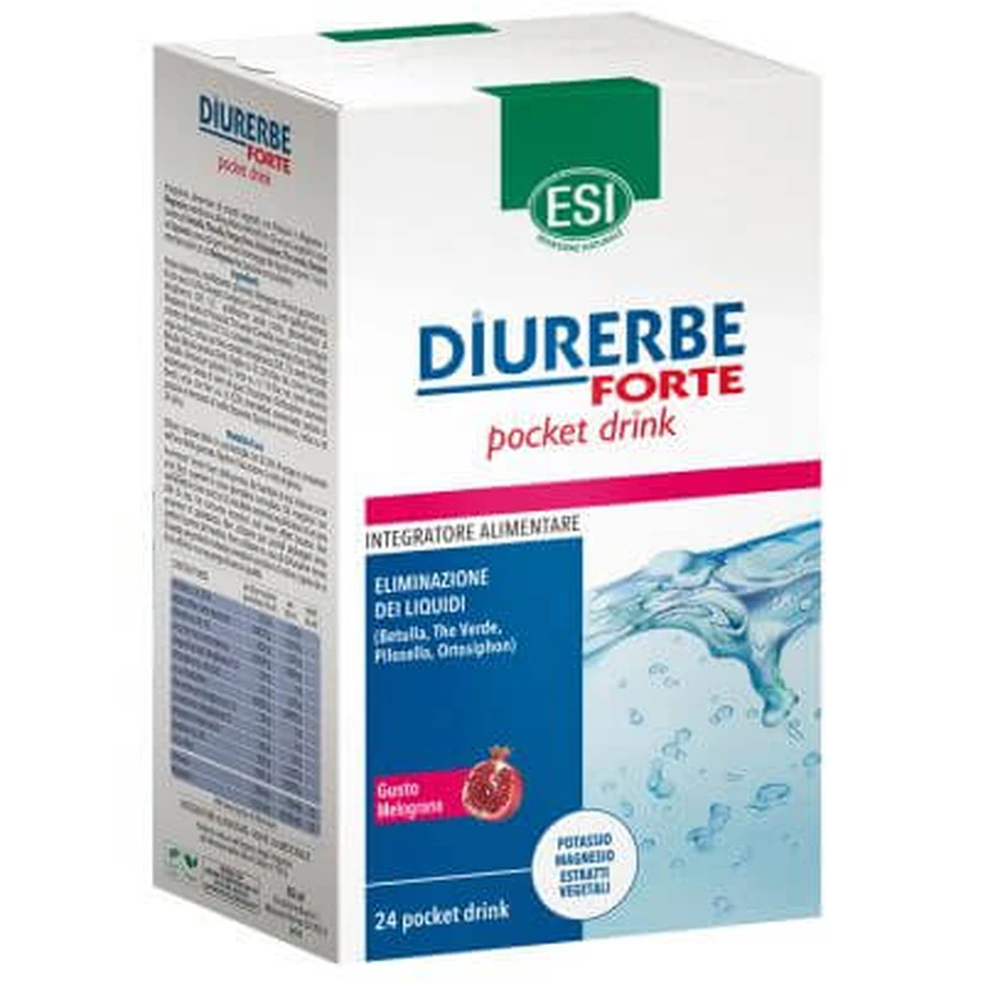Esi diurerbe forte Taschengetränk Granatapfel 24 x 20 ml