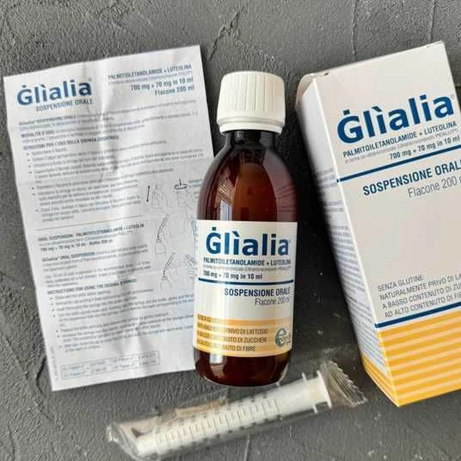 Glialia orale suspensie 700 mg + 70 mg 200 ml