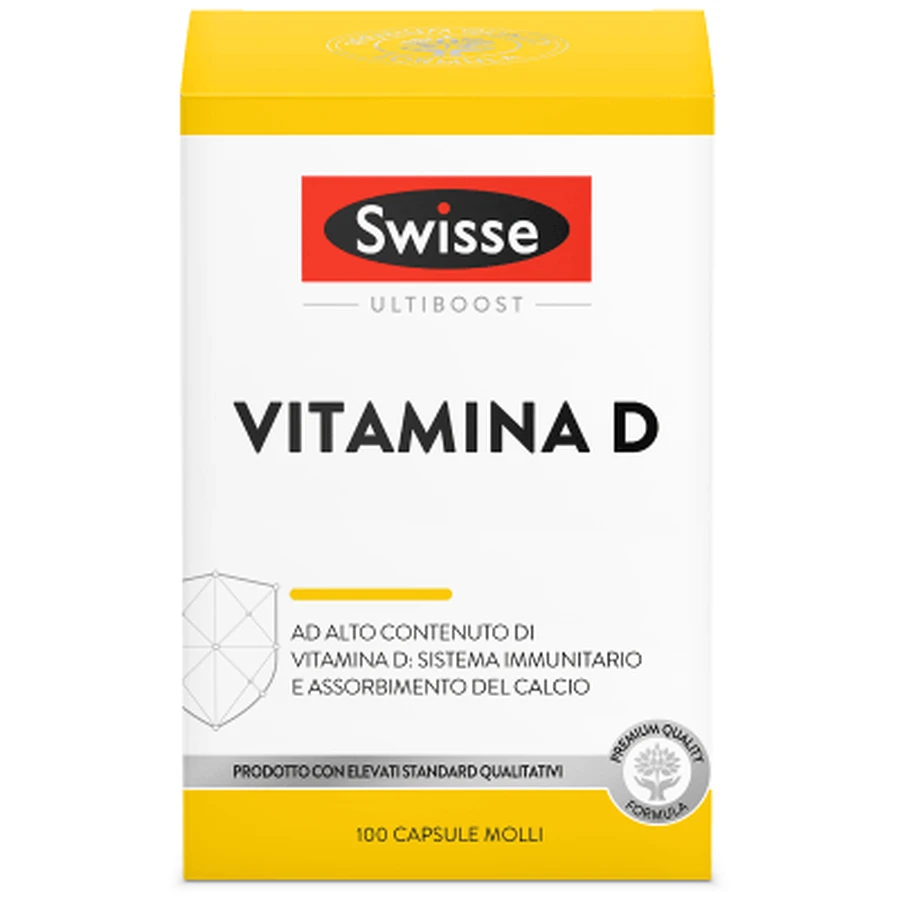 Swisse vitamina d 100 cápsulas blandas