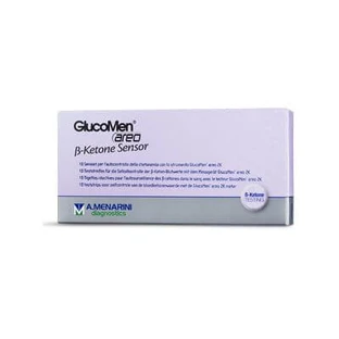 Ketonemia measurement strips glucomen areo b-ketone sensor 10 pieces