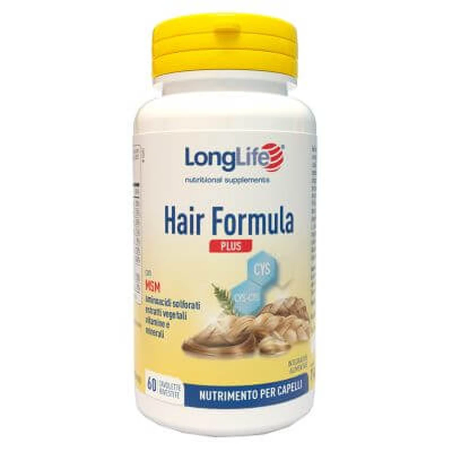 Longlife hair formula plus 60 tablets