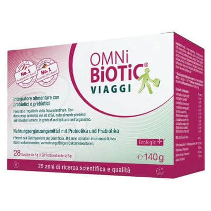 Omni biotic viaje 28 sobres de 5 g