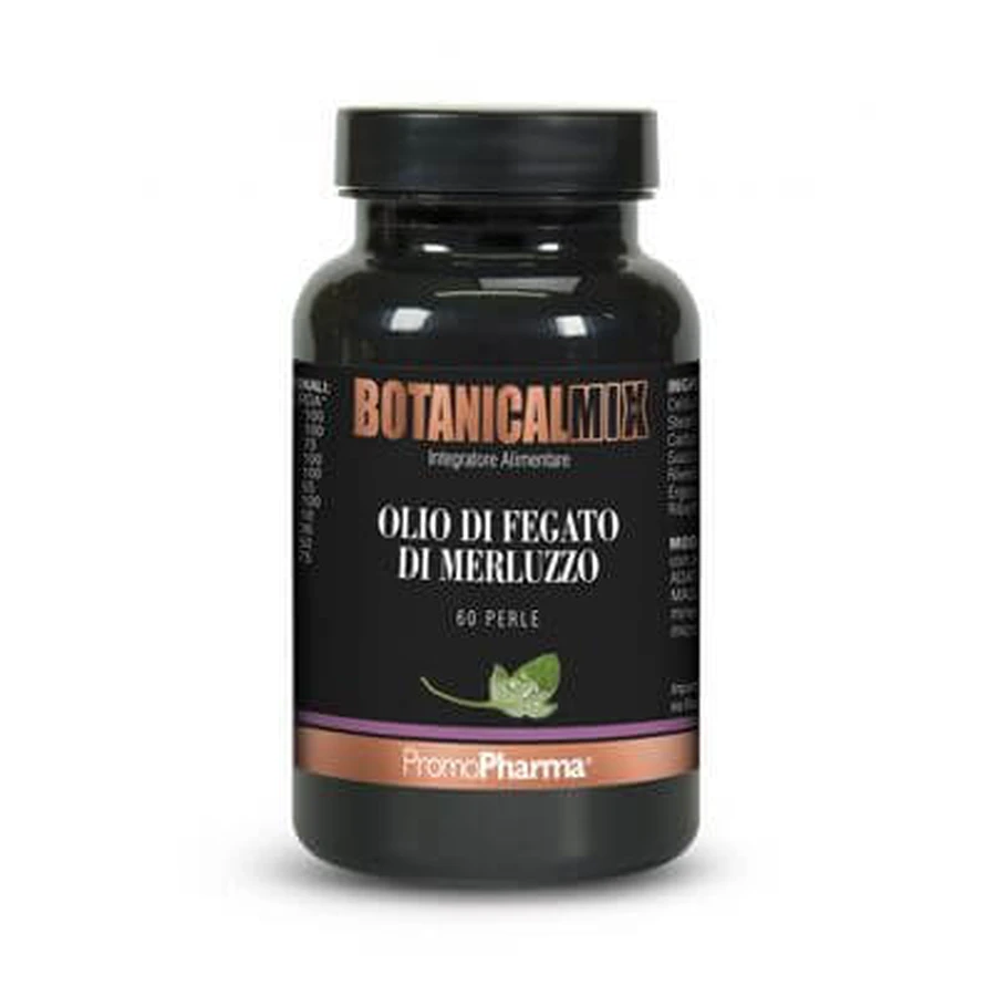 Levertraan botanische mix 60 parels