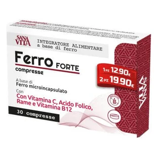 Sanavita iron forte 30 comprimés