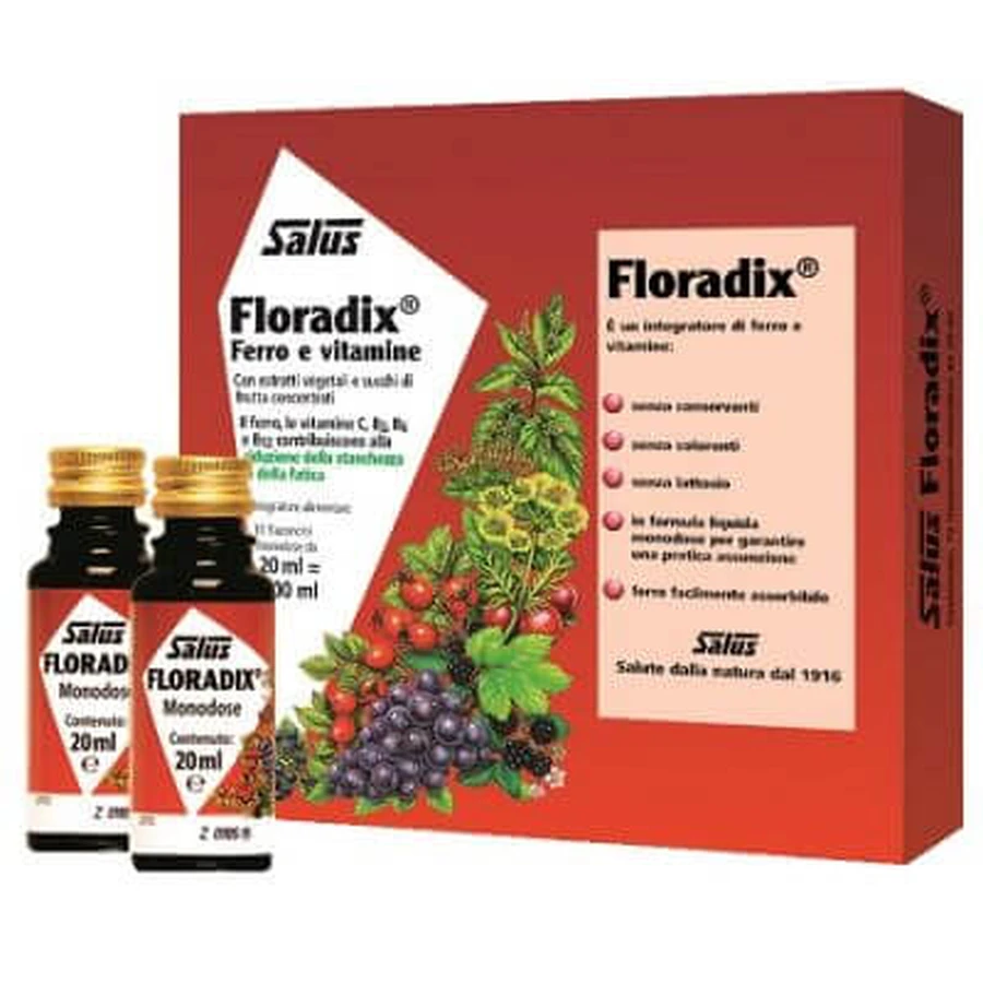 Floradix single dose 10 vials