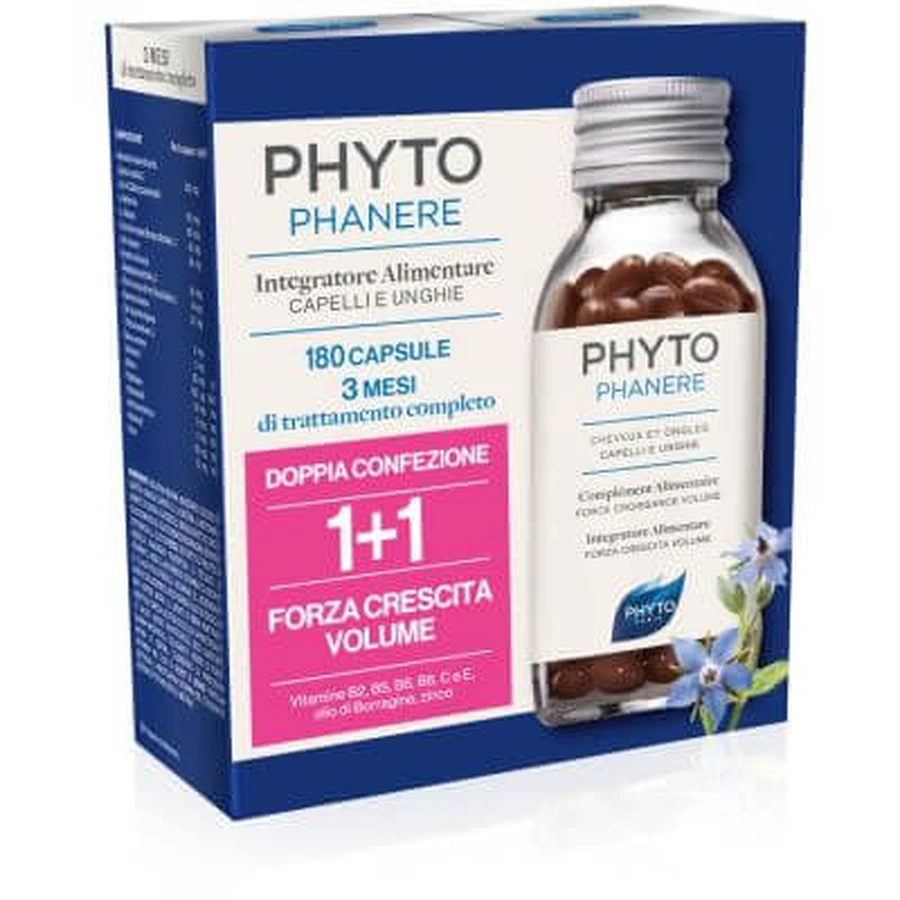 Phyto phytophanere hair/nail dietary supplement 90+90 capsules