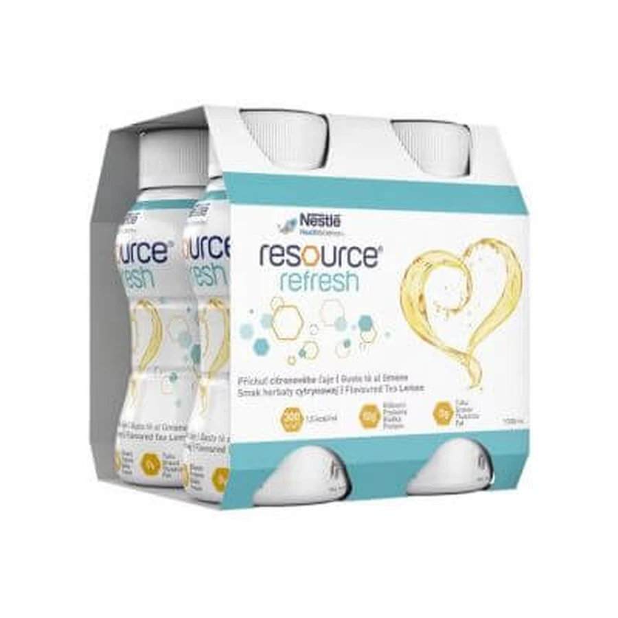 Resource refresh lemon tea 4 bottles