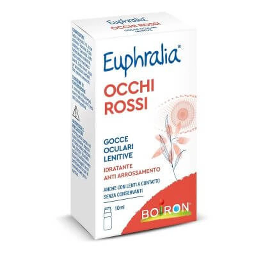 Verzachtende oogdruppels euphralia rode ogen 10 ml