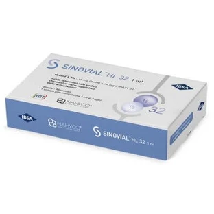 Seringue intra-articulaire synoviale hl 32 16 mg+16 mg 1 fs + aiguille gauge 22 + aiguille gauge 29 1 pièce