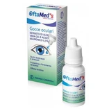 Oftamed's vochtarme en gestresste oogdruppels extract van aloë vera gel en hyaluronzuur 0,3% 10 ml