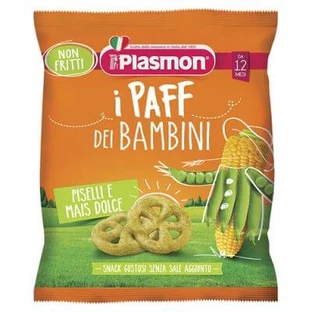 Plasmon Trocken-Snack Paff Erbsen-Mais 15 g