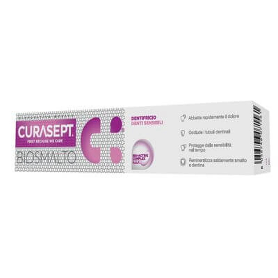 Curasept biosmalto dentifrice dents sensibles 75 ml