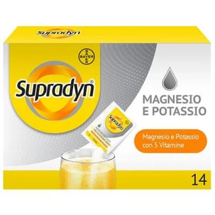 Supradyn magnesium kalium suikervrij 14 sachets 4 g