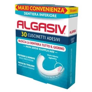 Algasiv lower denture adhesive 30 pieces