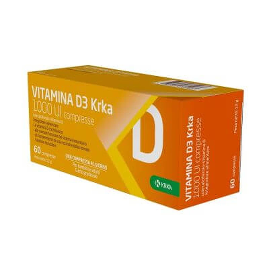 Vitamin d3 krka 1000 ui 60 tablets