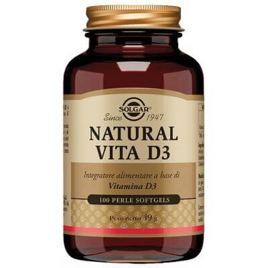 Vita d3 naturel 100 perles
