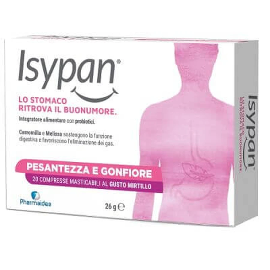 Isypan Schweregefühl Schwellung 20 Kautabletten